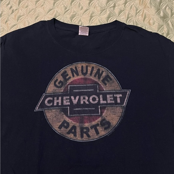 Chevrolet Fruit of the Loom Black Graphic Tee Youth Small - Picture 2 of 4